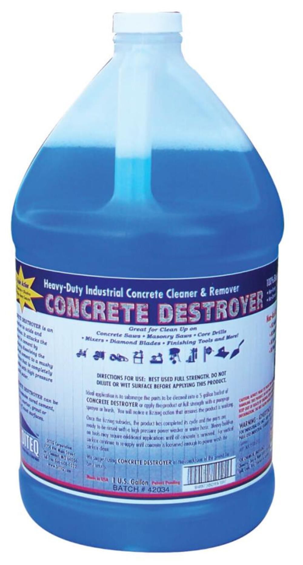Diteq 1 gal. Concrete Destroyer, large image number 1