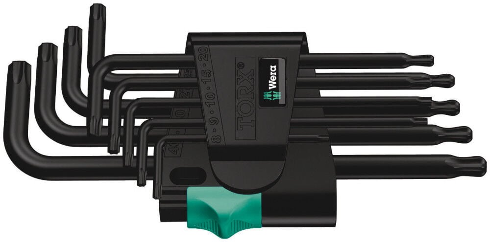Wera Tools Metric BlackLaser 967/9 TX 1 L-Key Set 9pc, large image number 1