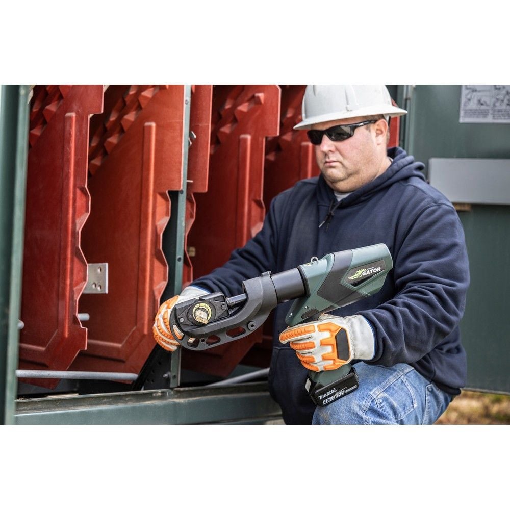 Greenlee 15 Ton Die Style Crimper with 230V Charger & 4Ah Li-Ion Battery, large image number 4