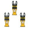 DEWALT 1-1/4 Inch Oscillating Wood With Nails Blade 3 Pieces, small image number 1