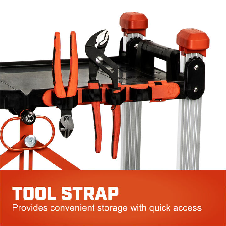 Crescent SITERUNNER 3 Shelf Folding Jobsite Cart, large image number 5