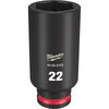 Milwaukee SHOCKWAVE Impact Duty Socket 3/8in Drive 22MM Deep 6 Point, small