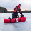 Eskimo QuickFish 3HD, Pop-Up Portable Shelter, No-Trip Door, Red/Black, Three Person, small image number 5