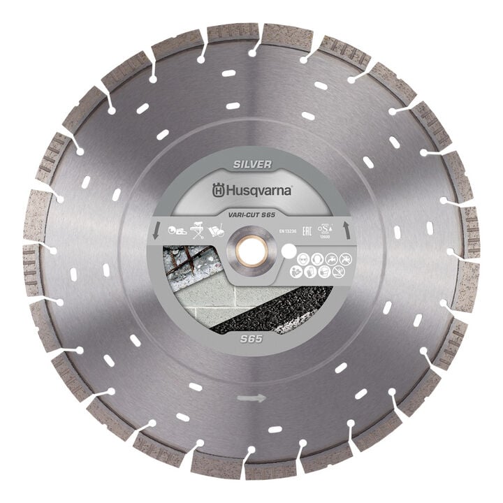 Husqvarna Construction 14 Inch Segmented Turbo Diamond Blade for Concrete and Masonry