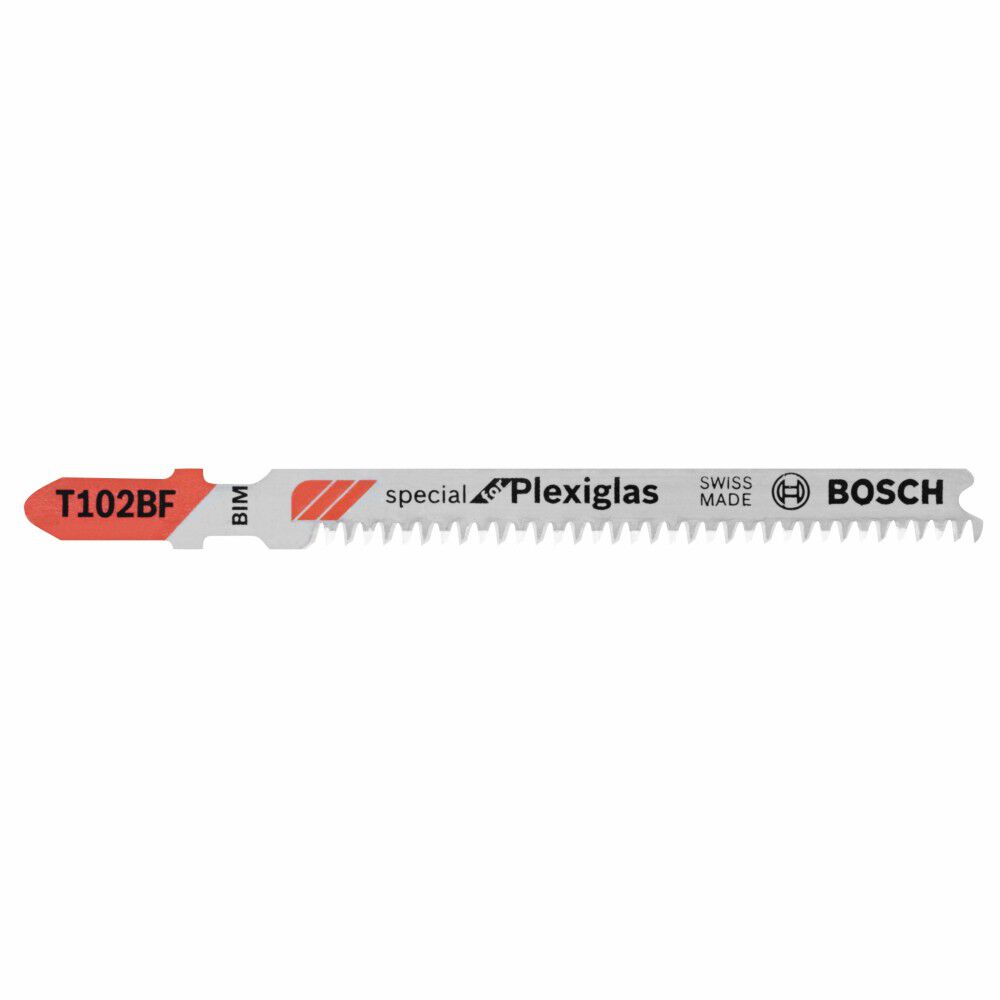 Bosch 3-5/8 Inch 13 TPI Clean for Plexiglas T-Shank Jig Saw Blades 3 Piece, large image number 3