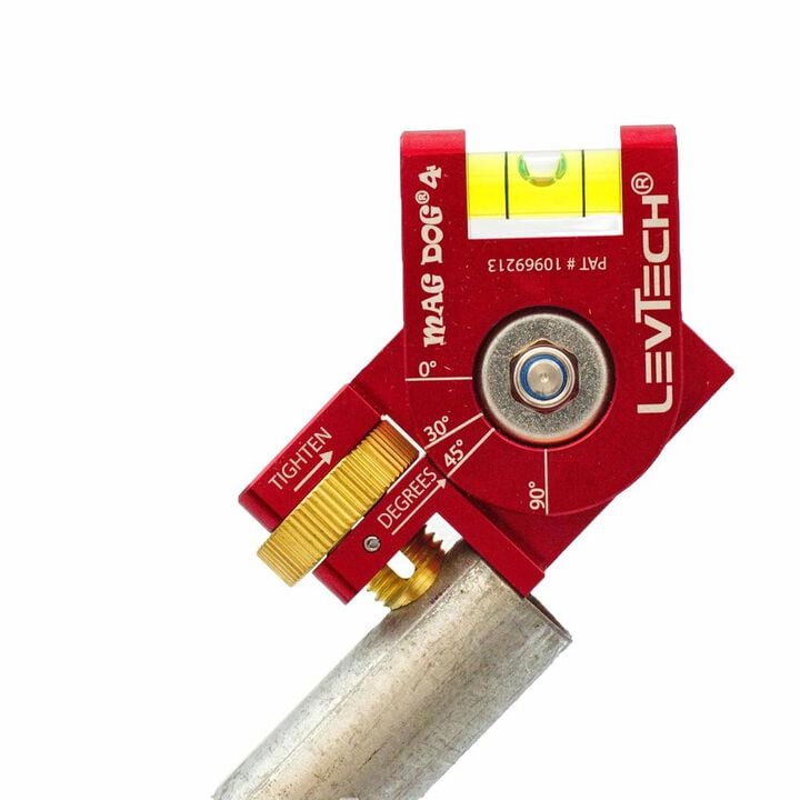 LevTech Mag Dog Red 4-in-1 Conduit Bending Level, large image number 1
