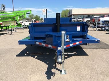 Air-Tow Trailers 12 Ft. 5 Inch Drop Deck & Dump Trailer 74 Inch Deck Width - 10000# Capacity, large image number 9