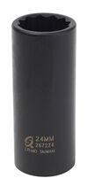 Sunex 1/2 Inch Drive 24mm 12 Point Deep Impact Socket, small image number 1