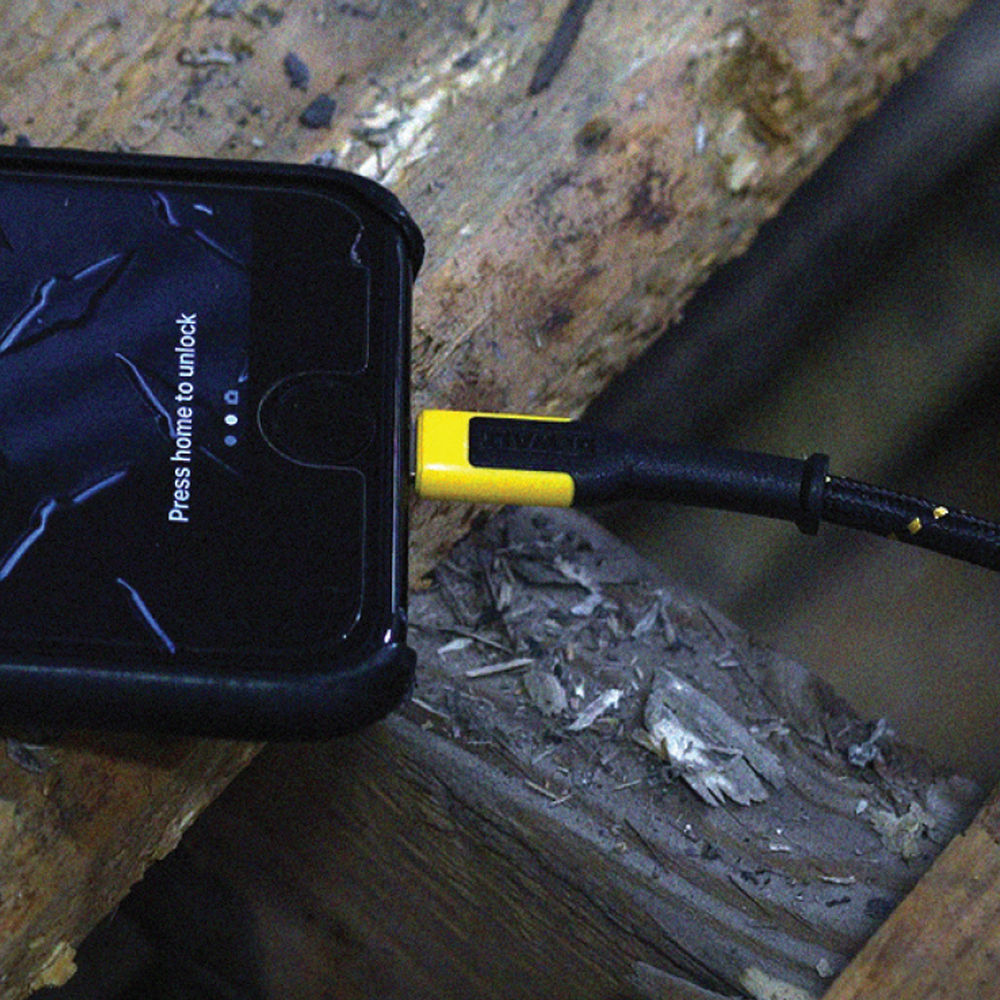 DEWALT Phone Charger Lightning Reinforced Braided Cord 10', large image number 8