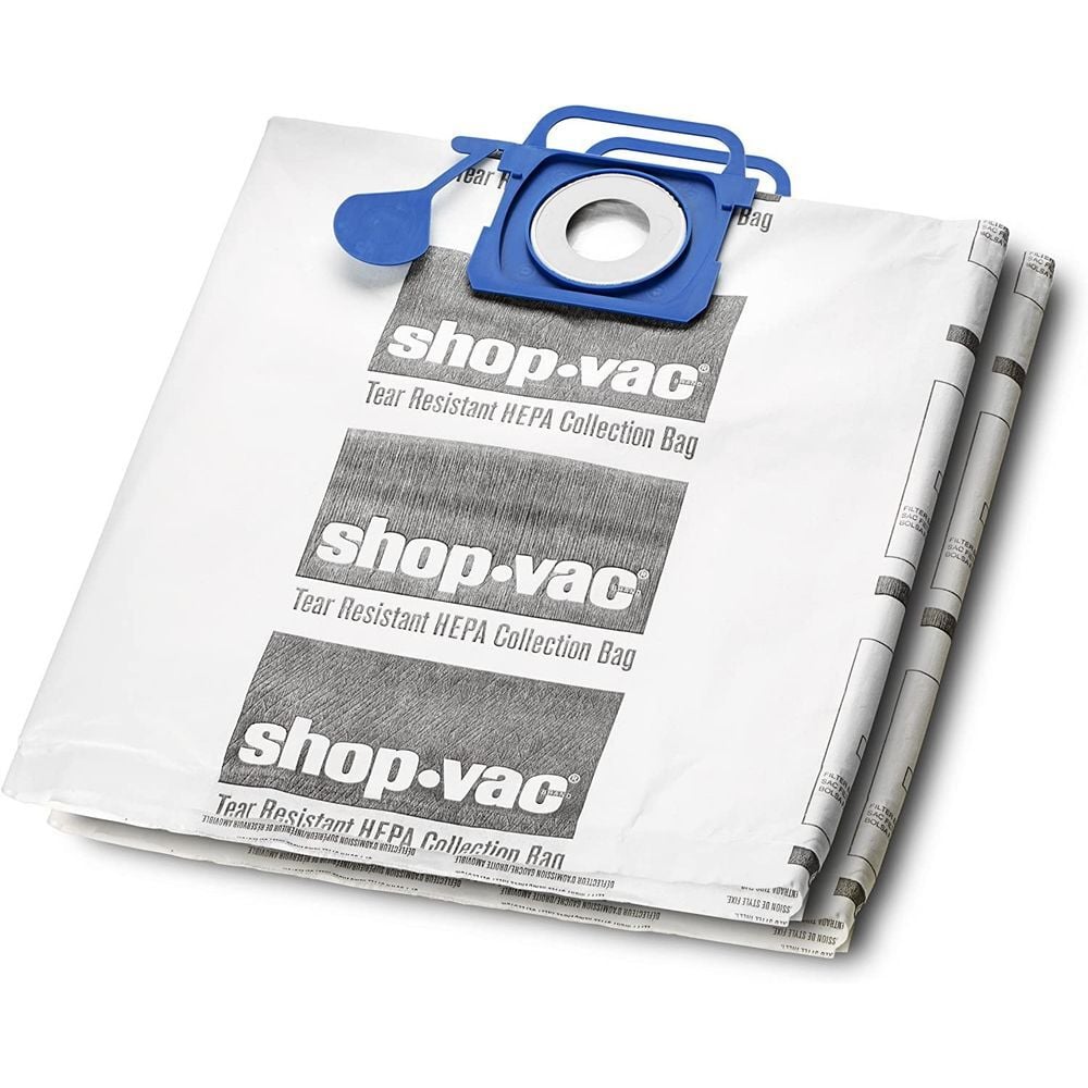 Shop Vac 5-10 Gallon Tank HEPA Tear Resistant Collection Bag 2pk, large image number 1