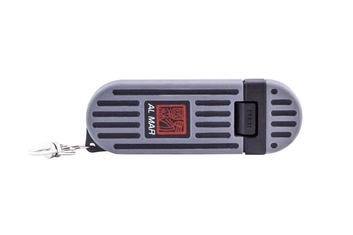 AL MAR Knives 1.3in Stinger Keychain Fixed Knife, Blue, large image number 3
