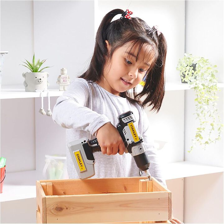 Stanley Jr Kids Battery-Powered Drill Toy, large image number 3