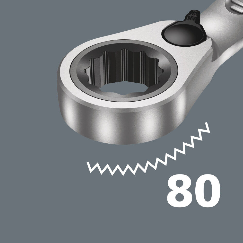 Wera Tools 6001 Joker Switch 8 Imperial Combination Ratchet Wrench Set, large image number 5