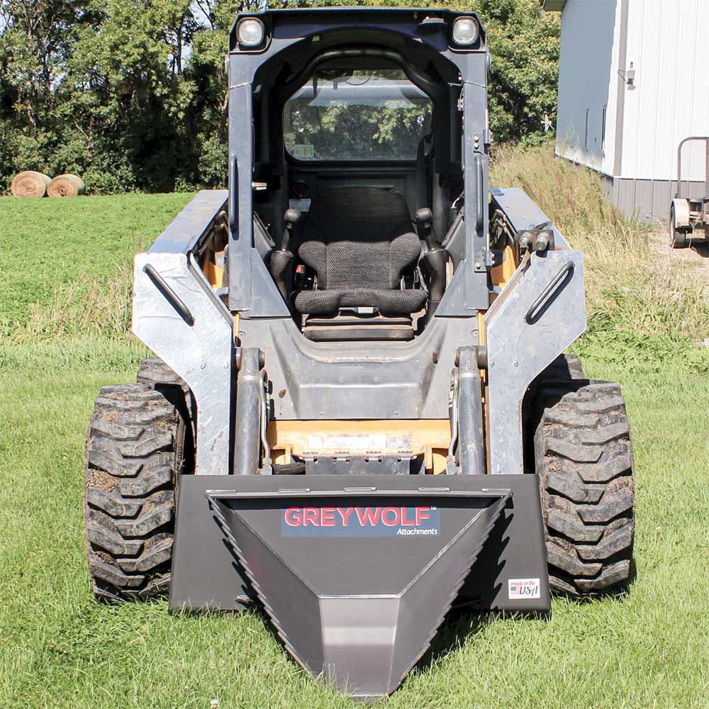 GreyWolf Attachments Stump Bucket Skid Steer Attachment, large image number 14