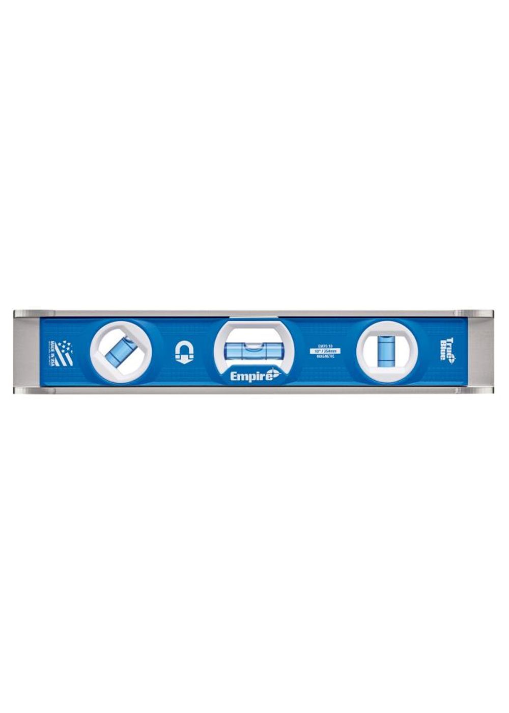 Empire Level 10in True Blue Rare Earth Magnetic Torpedo Level, large image number 4