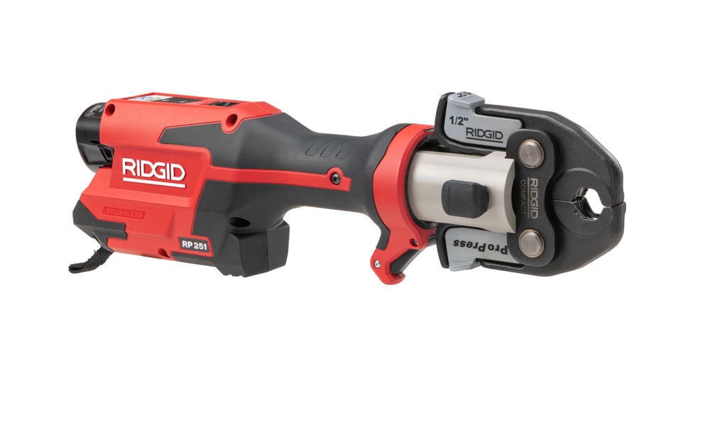 Ridgid RP 251 Press Tool Battery Kit with ProPress Jaws (1/2 Inch-1 1/4 Inch), large image number 17