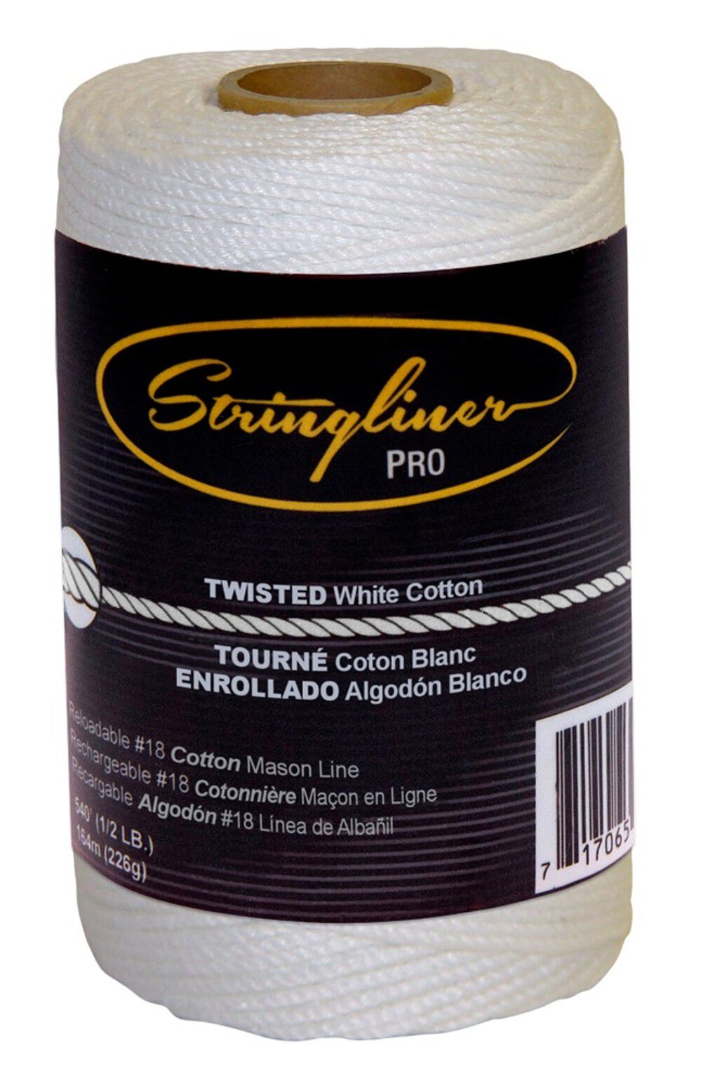 Stringliner Cotton Replacement Roll Twisted Cotton Line-White 1080 ft 12793  - Acme Tools
