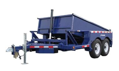 Air-Tow Trailers 12 Ft. 5 Inch Drop Deck & Dump Trailer 74 Inch Deck Width - 10000# Capacity, large image number 0