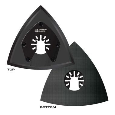 Imperial Blades IBOATSP-1 One Fit 3-1/2in Oscillating Triangle Sanding Pad 1PC