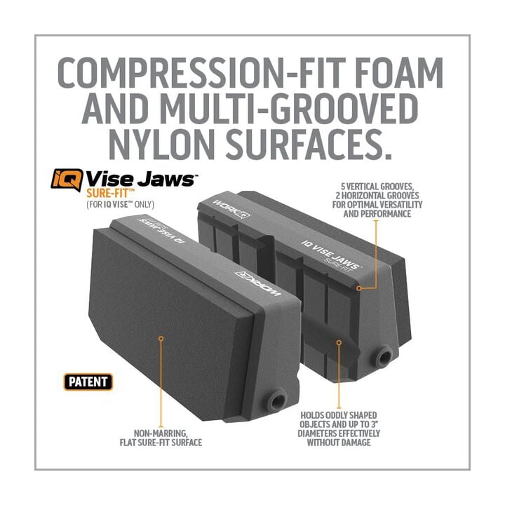 Work IQ Double-Sided Purpose-Built Reversible Sure Fit IQ Vise Jaw, large image number 5