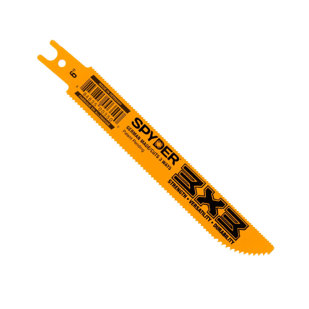 Spyder Double-Sided 6 Inch Wood and Metal Cutting Reciprocating Blade, 14/18 TPI, large image number 1