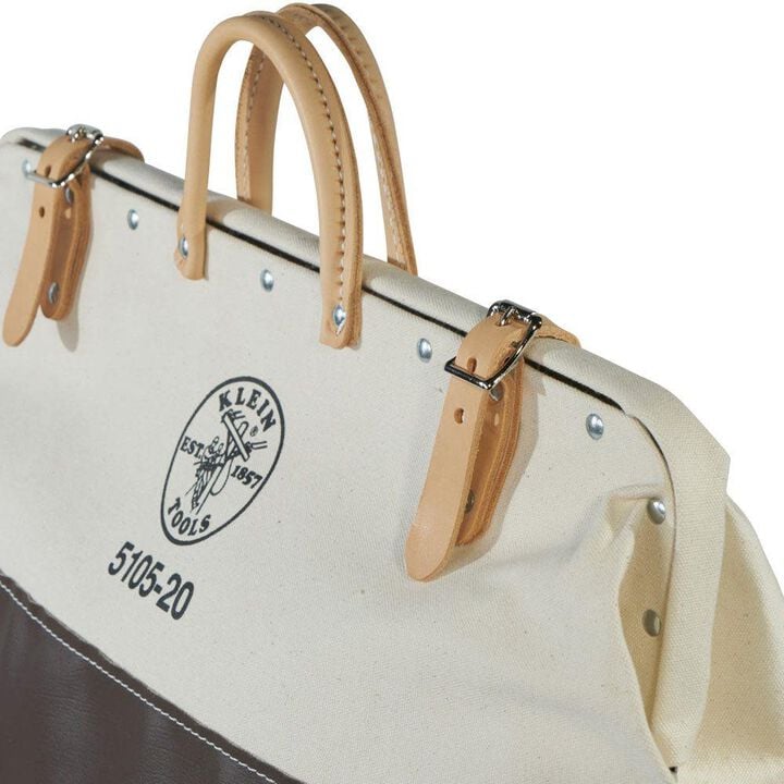 Klein Tools 20in High-Bottom Canvas Tool Bag, large image number 3