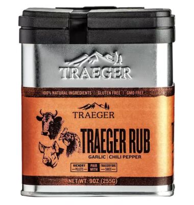Traeger 9oz BBQ Rub Garlic and Chili Pepper, large image number 0