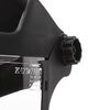 Sellstrom Multi-Purpose Single Crown Face Shield with Ratchet Headgear and Chin Guard Clear Polycarbonate Window Anti-Fog Coating Black Crown, small image number 2