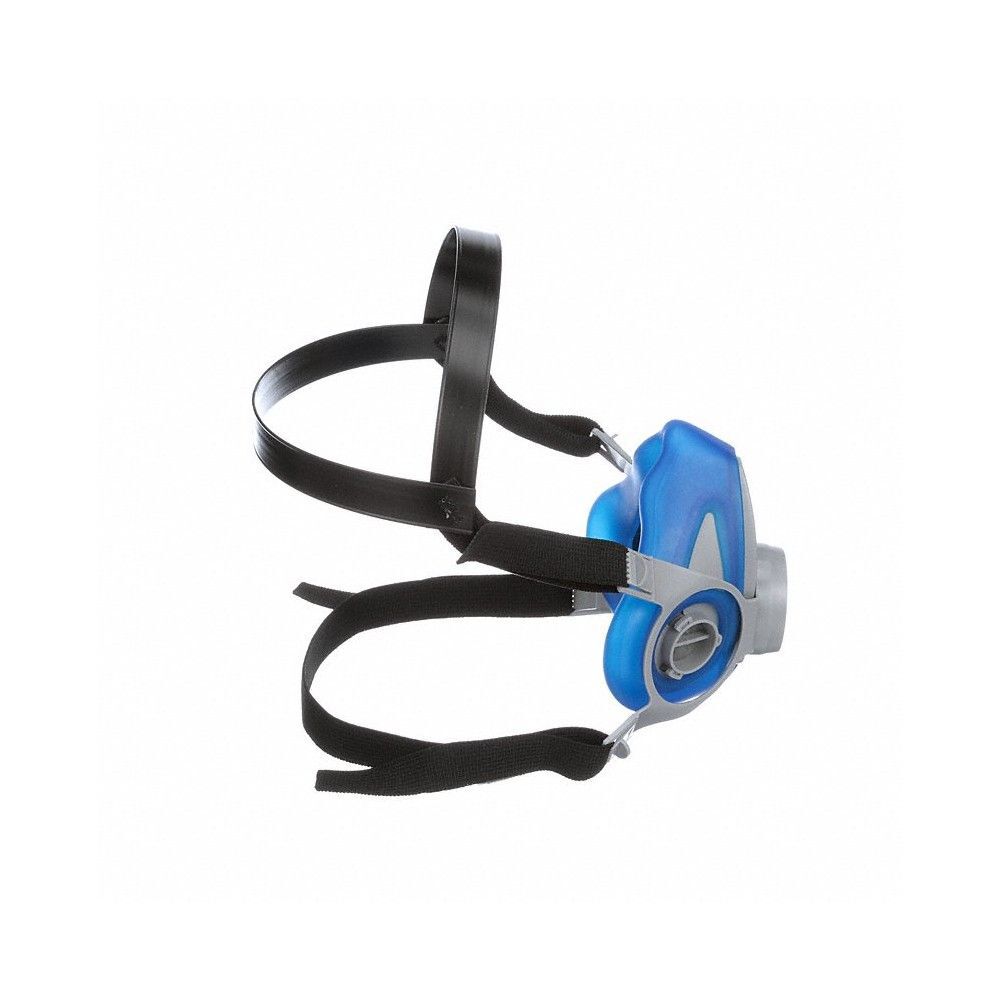 MSA Safety Works Advantage 200 LS Rubber Half-Mask Respirator, Blue, Large, large image number 2