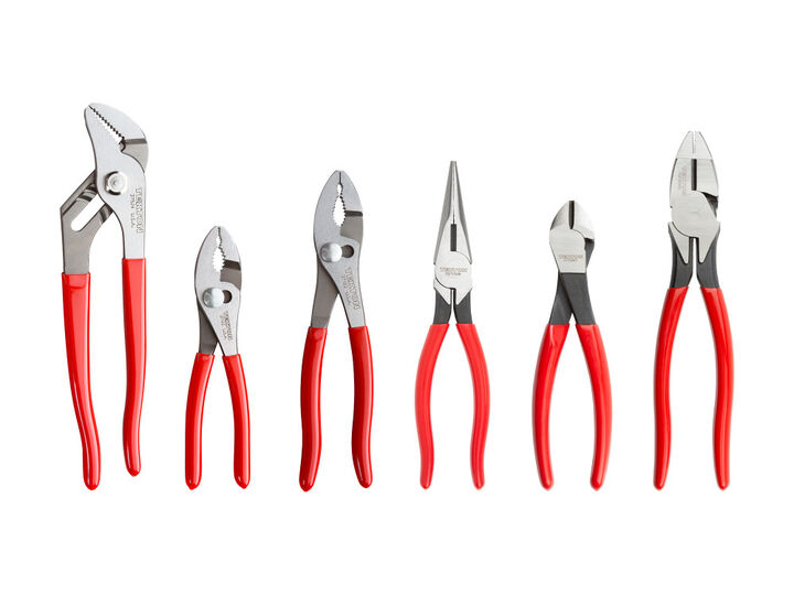 Tekton Gripping and Cutting Pliers Set, 6 Piece