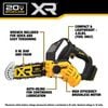 DEWALT 20V MAX* 8 Inch Brushless Pruning Chainsaw (Bare Tool) Quart Bar & Chain Oil and Replacement Chain, small image number 3
