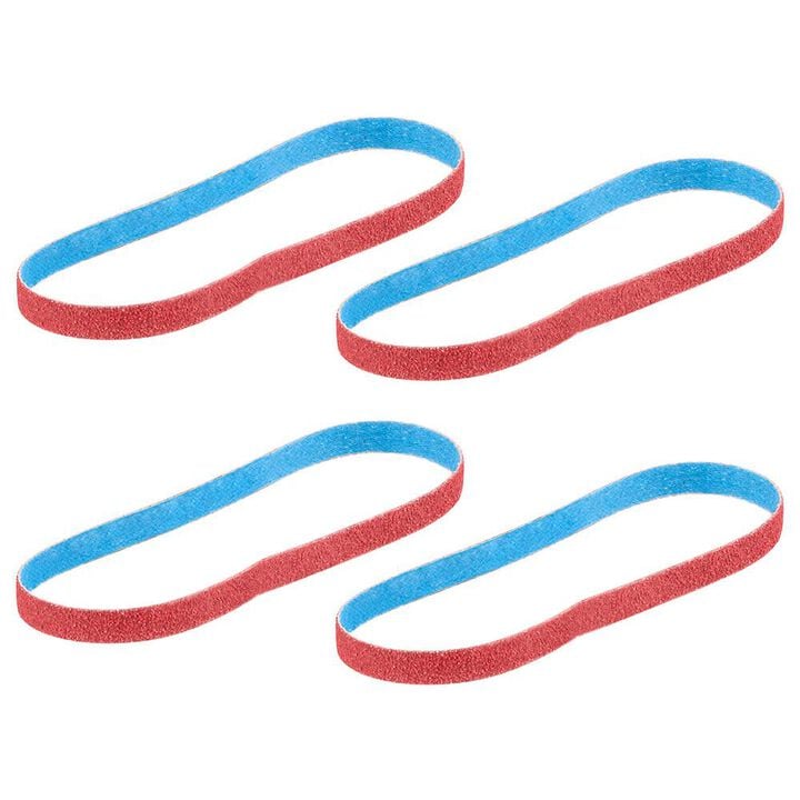 Milwaukee 3/8 Inch x 13 Inch 40 Grit Bandfile Belts  4 Pack