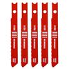 Milwaukee 2-3/4 in. 18 TPI High Speed Steel Jig Saw Blade 5PK, small