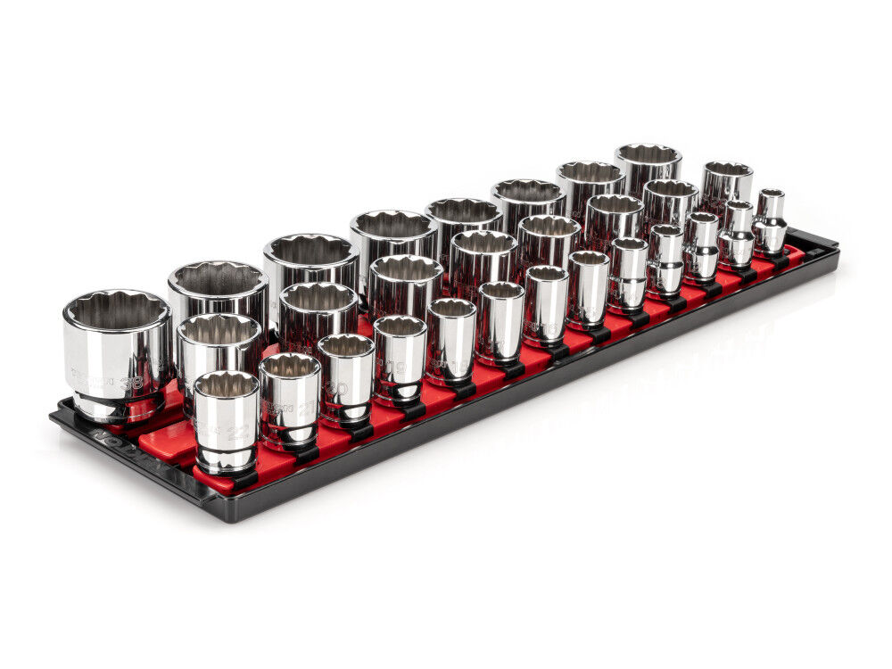 Tekton 1/2 Inch 12 Point Socket Set, 29 Pieces (10-38 mm), large image number 2