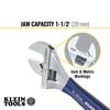 Klein Tools 8 Inch Slim-Jaw Precision Adjustable Wrench, small image number 3