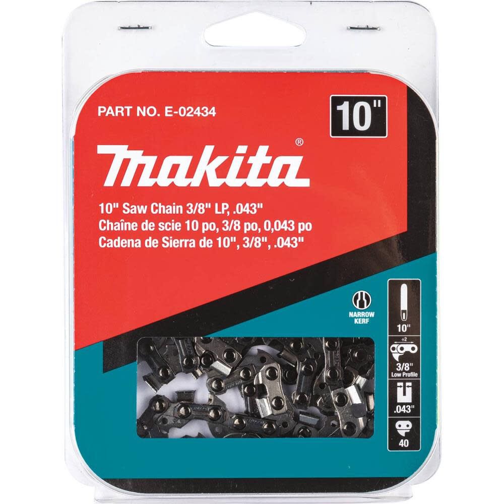 Makita 10 Inch Chainsaw Saw Chain, 3/8 Inch Low Profile