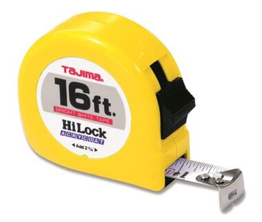 Tajima 16 Ft. Carpenter Scale Tape Measure with 1 In. Steel Blade, large image number 0