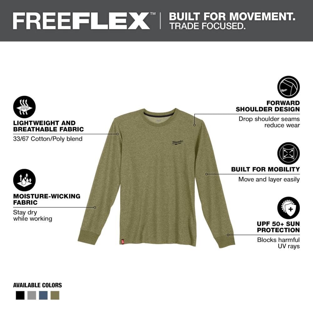 Milwaukee Hybrid Work Tee Long Sleeve, large image number 2
