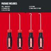 CRAFTSMAN Precision Hook Bi-Material Screwdriver Set, 4 Piece, small image number 2