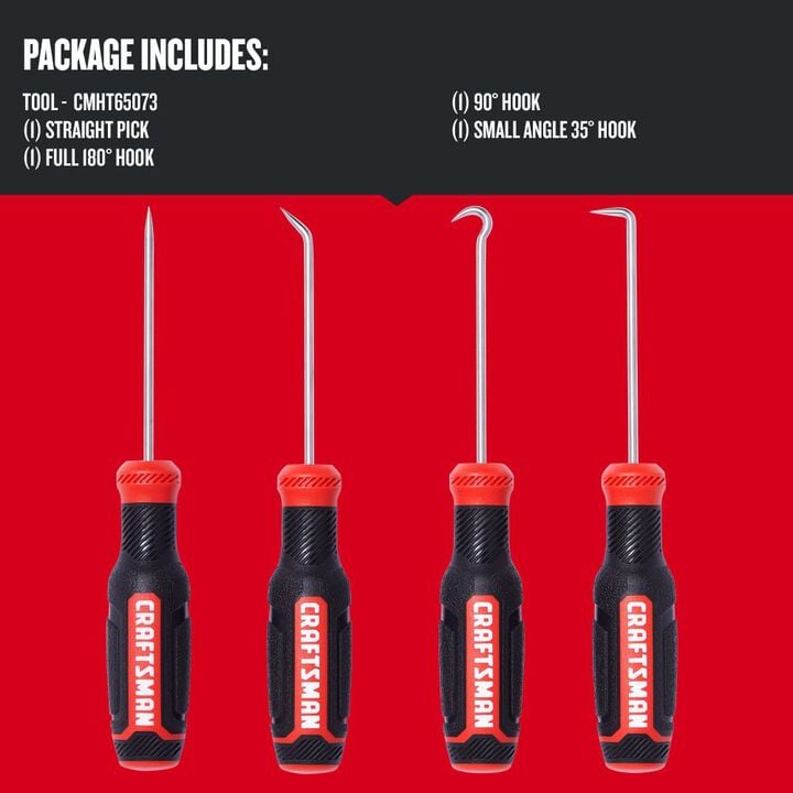 CRAFTSMAN Precision Hook Bi-Material Screwdriver Set, 4 Piece, large image number 1