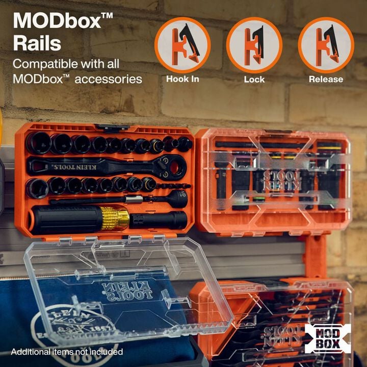 Klein Tools MODbox Wall System, 32-Inch Panel, 2 Pieces, large image number 2