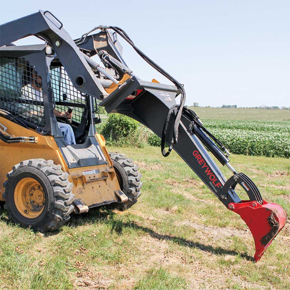 GreyWolf Attachments 12 Inch Skid Steer Backhoe Attachment, large image number 12