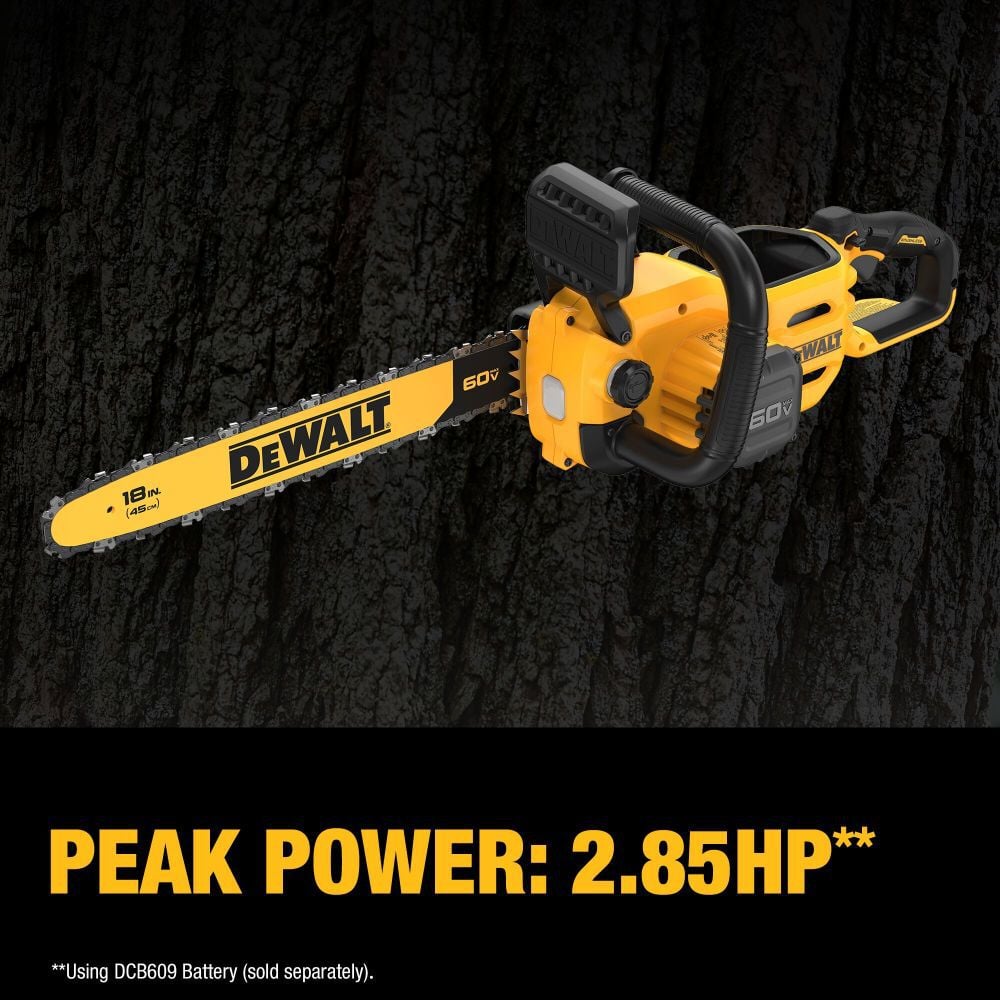 DEWALT Chainsaw 60V MAX 18inch Brushless Cordless (Bare Tool), large image number 5