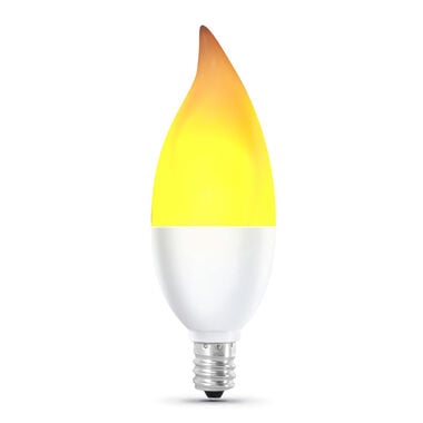 Feit Electric 2W E12 LED Flame Tip Effect Bulb 2pk