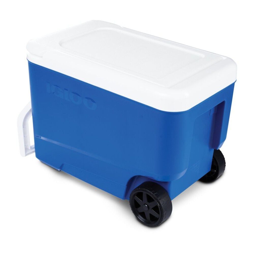 Igloo Wheelie Cool 38 Hard Cooler Majestic Blue 38qt, large image number 3