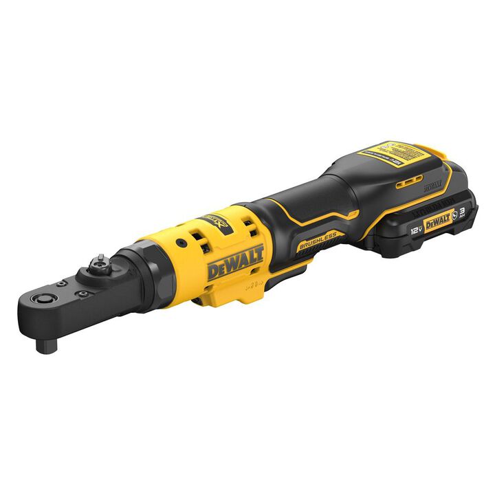 DEWALT XTREME 12V MAX Cordless 3/8 in and 1/4 in Sealed Head Ratchet Kit, large image number 8