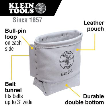 Klein Tools Bull Pin/Bolt Bag with Loop Leather, large image number 1