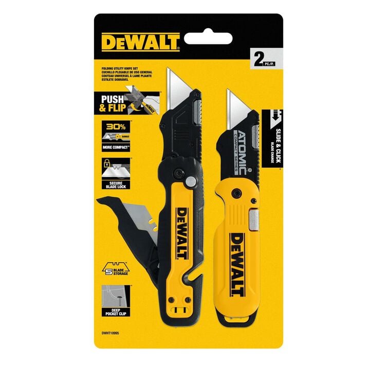 DEWALT Push and Flip Folding Utility Knife Set, large image number 7