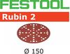 Festool Rubin 2 Sanding Abrasive - STF D150/48 - P100 - 50 pack, small image number 1
