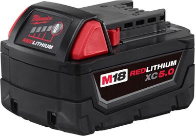 Milwaukee M18 REDLITHIUM XC 5.0Ah Extended Capacity Battery Pack (10pk), large image number 0